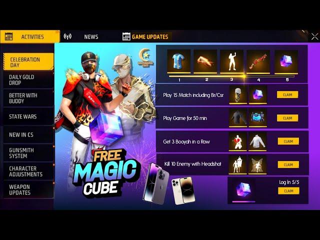 OB48 100% Free Magic Cube Exchange Event | New Event Free Fire Bangladesh Server|Free Fire New Event