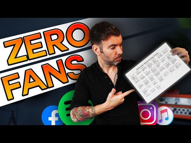How To Release Your Music With Zero Fans - 5 Step Guide