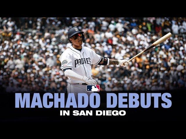 Manny Machado makes his Padres debut