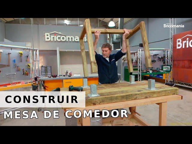 Construyendo MESA de COMEDOR: DIY de carpintería// Bricomania