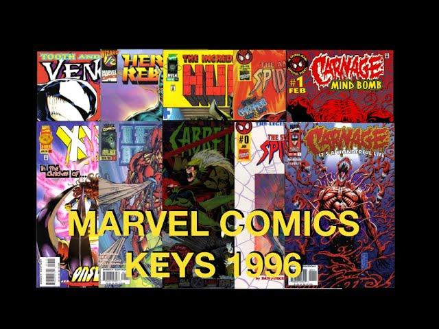 Marvel Comics Keys 1996 - Top Books to Look Out For in the Wild