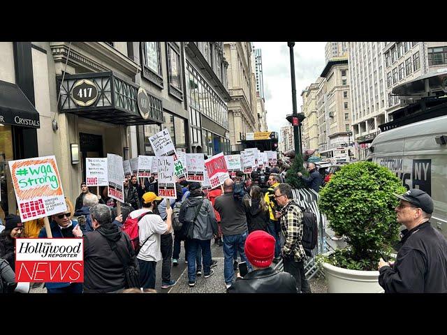 What Day 1 of the WGA Strike Looks Like So Far | THR News