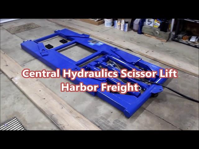 Central Hydraulics Scissor Lift - Harbor Freight - Full Throttle Reviews