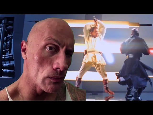 Star Wars but everytime they hit it makes a vine boom sound