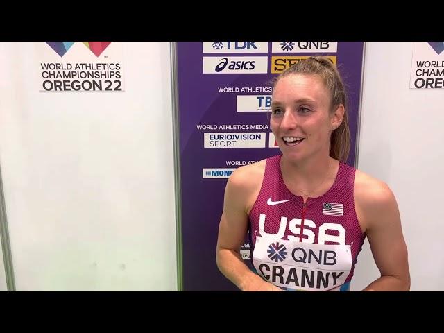 Elise Cranny wanted more after 9th place at 2022 Worlds in 5000m