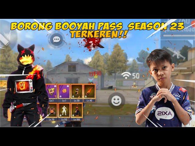 BANTAI SETENGAH SERVER PAKAI BOOYAH PASS TERBARU!! GILA GUYS SKIN DAN BUNDLENYA KEREN" PARAH!!