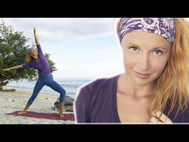 Йога для начинающих "Плавность и женственность" (часть 1) | Yoga for Beginners