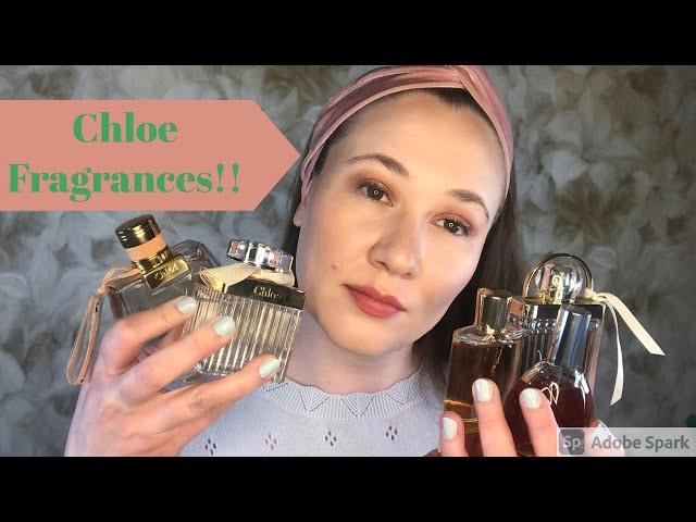 Chloe Perfume Collection Review! All 12 of my Chloe Fragrances!! Love Story, Nomade & more!