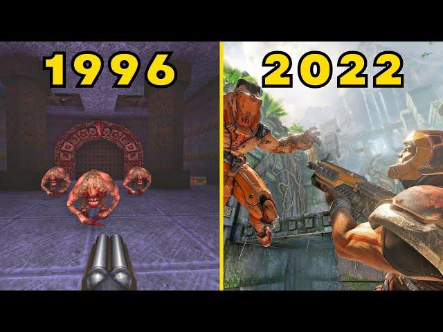 Evolution of Quake Games 1996-2022