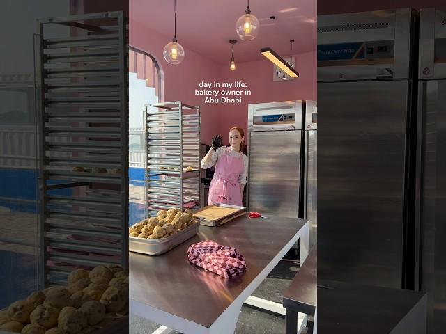 I opened a pop up bakery in Abu Dhabi  #bakeryowner #bakerylife #bakery