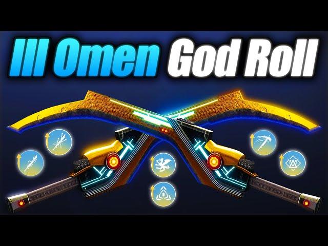 What is the GOD ROLL Ill Omen Caster Frame Stasis Sword? [Destiny 2 God Roll Guide]