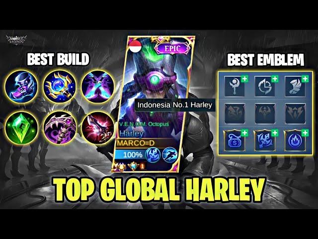 HARLEY TOP GLOBAL EMBLEM SET & BUILD 2022 !!! HARLEY NEW META GAME PLAY