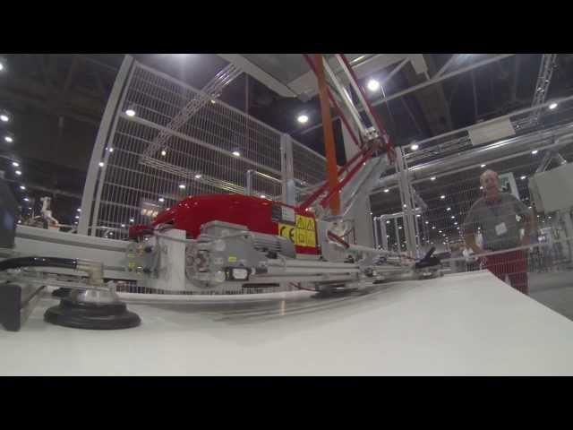 Barbaric CSF + LPS // Labeling Printer & Distribution Demo (Beam Saw, CNC) // AWFS Las Vegas 2013