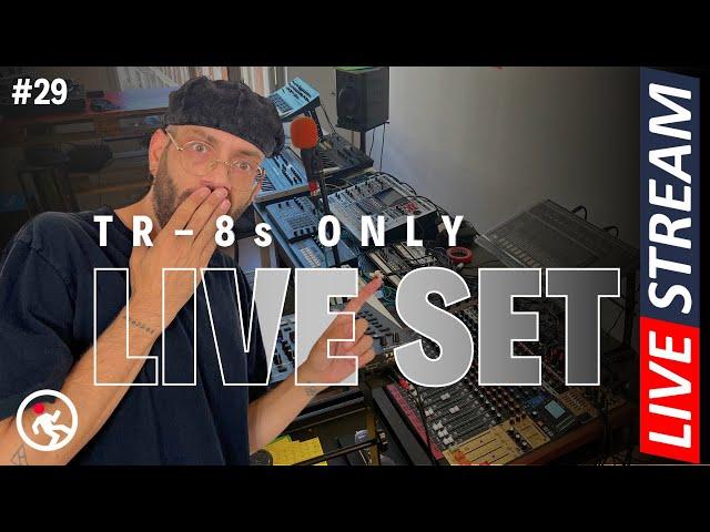 #29 | Live Improvised Techno Music Set | 1 Hour of TR-8s-Only Grooves & Deep Vibes!