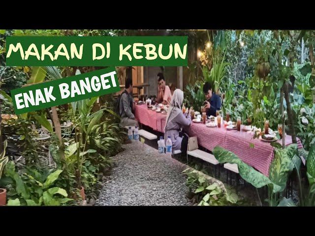 Makan Di Kebun Enak Banget | Blooma Farm House Cirebon | Kuliner Cirebon | Garden Cafe