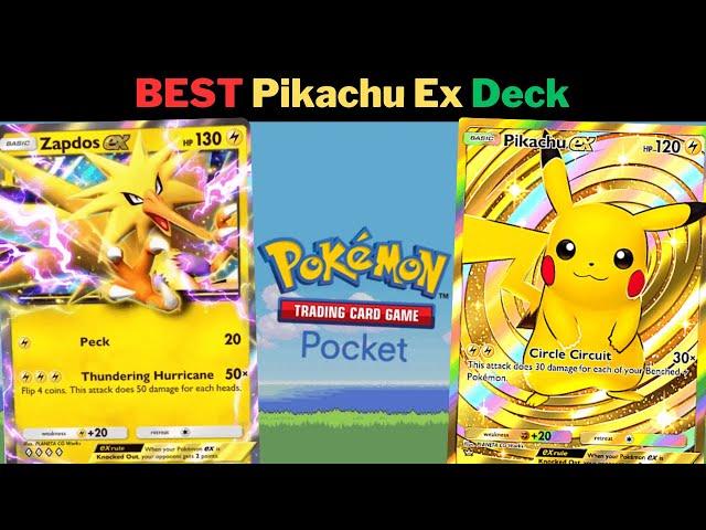 BEST PIKACHU EX DECK Right Now! (Most Consistent Variant)  - Pokemon TCG Pocket