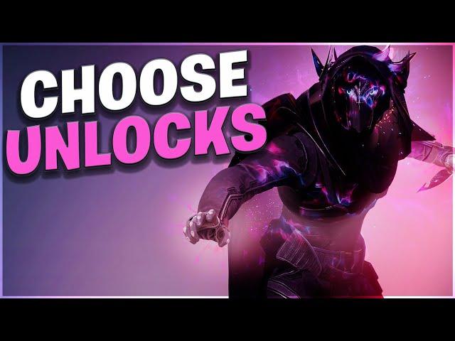 How To CHOOSE Prismatic UNLOCKS... In Destiny 2