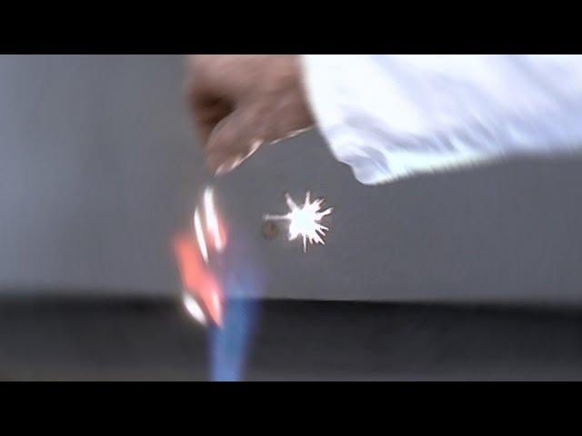 Zirconium in Flame