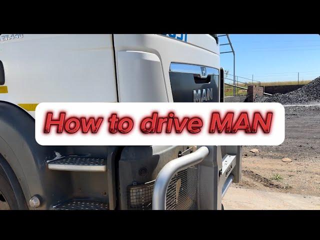 How to drive MAN truck TGS27.440 explanation 🫶