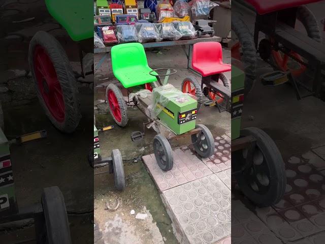 #bajrangwoodentoys | Iron Paddel Tractor 