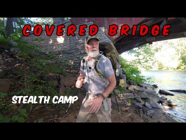 Stealth Camping  / Covered Bridge  / Solo Overnight Stealth Hammock Camping