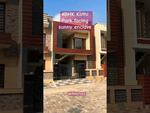 4BHk Kothi in sunny enclave sector 125 only 800meter from kharar chandigarh highway gated society ️