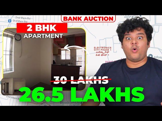 2BHK Apartment for Bank Auction in Bangalore | 900 Sq Ft | Electronic City Phase 1