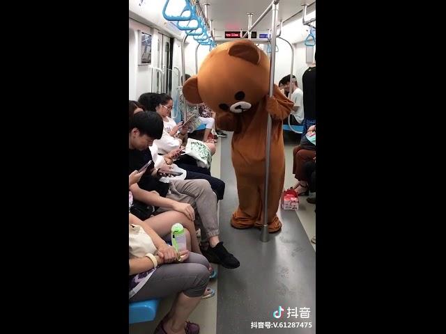 抖音tiktok]可愛的笨笨熊  超搞笑