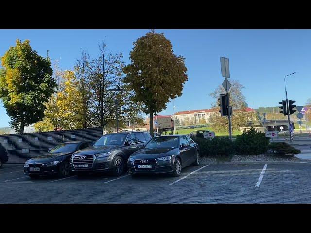 Exploring Downtown Vilnius Lithuania جولة وسط المدينة فيلنيوس عاصمة ليثوانيا