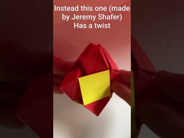 Skewb… but paper @jeremyshaferorigami
