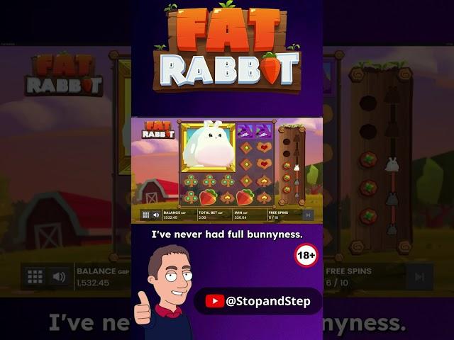 My FATTEST Fat Rabbit EVER!!  BIG Online Slot Win 