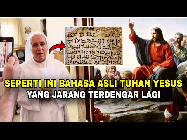 Merinding‼️Suster ini berbicara BAHASA ASLI TUHAN YESUS yang jarang didengar orang....