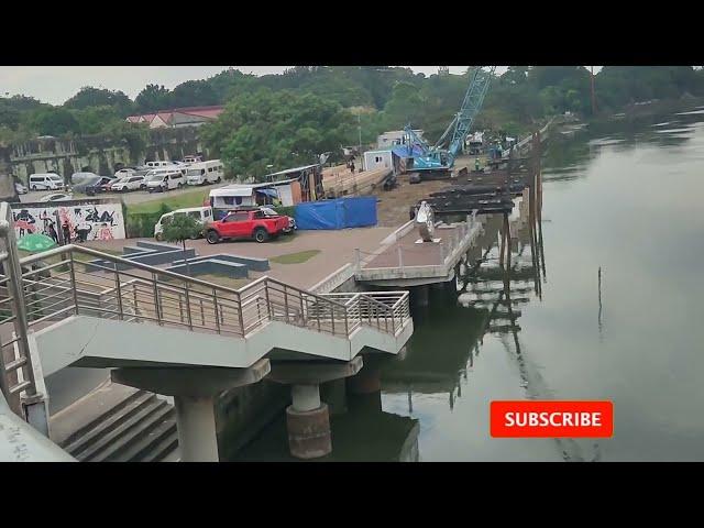 BAKBAK ANG LUMANG PARKE!SIMULA NA ANG PASIG RIVER ESPLANADE!UBOS ANG MGA LANDSCAPE