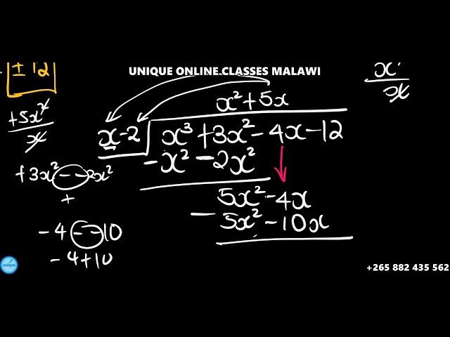 Form 4 Maths - Polynomial Practice Question