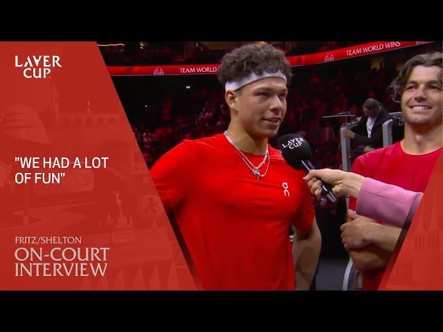 Shelton/Fritz On-Court Interview | Laver Cup 2024 Match 4