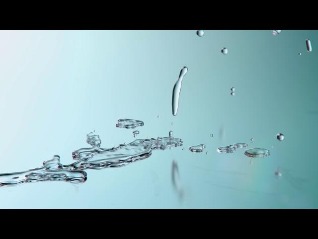 CG high speed water splash