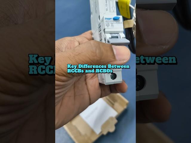 RCCB and RCBO Difference | which is better #rccb #rcbo #electrician #electrical