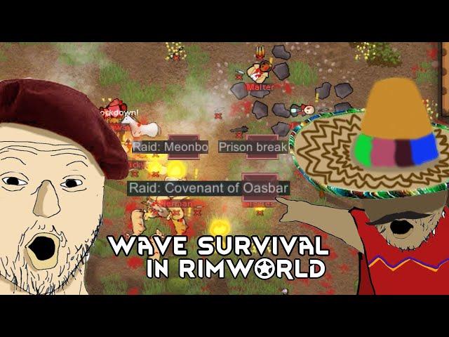 How many waves can I survive? | Rimworld | Wave Survival Part (1/?)