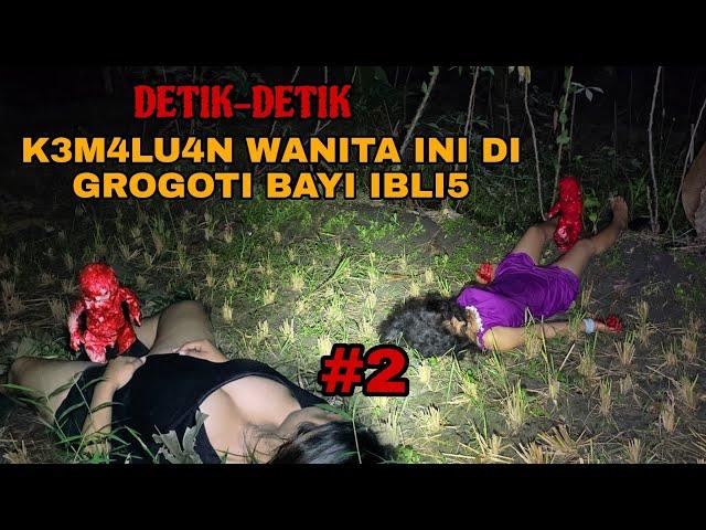  TEREKAM JELAS DETIK-DETIK APEM WANITA4 DI GEROGOTI B4YI IBLIS⁉️