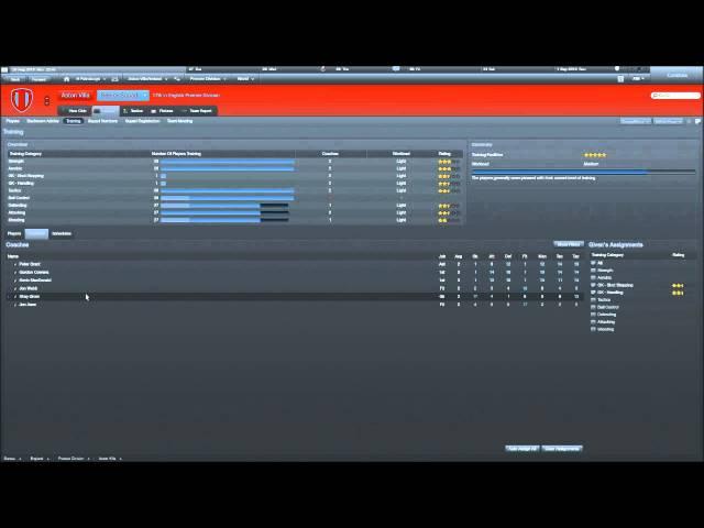 Football Manager 2012 | Hints & Tips - Training