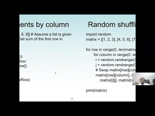 Python Language: Lists for Multi-dimensional Data. To access elements in a two-dimensional list