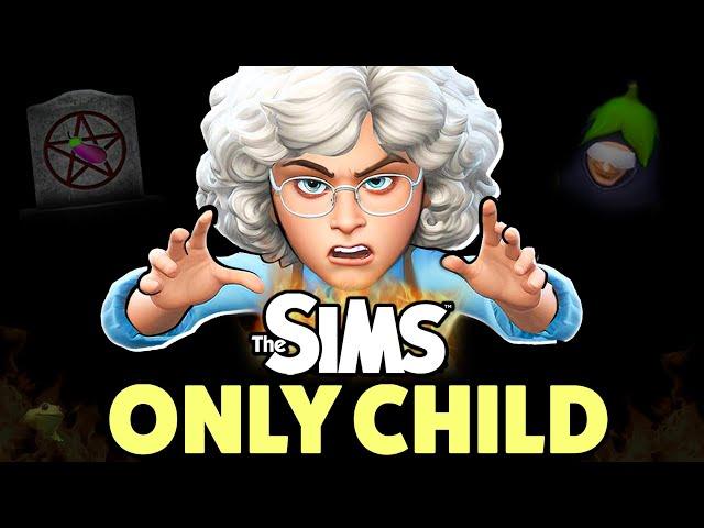 The Sims but my household is a single child (Death, Cults and Frogs)