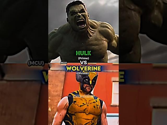 Hulk vs Wolverine