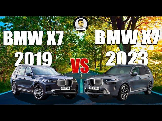 Bmw X7 2023 VS Bmw X7 2019 | Exterior & Interior Comparison #bmw #bmwx7