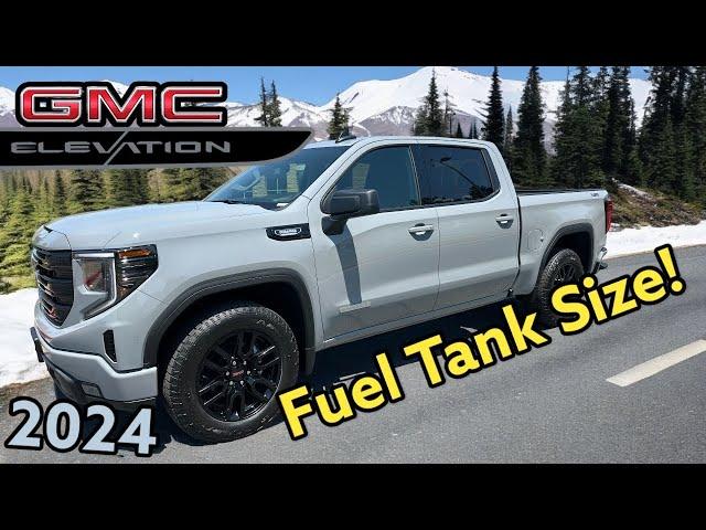 2024 GMC Sierra 1500 Diesel Fuel Tank Size!  Full Chrome Delete!  3.0L Duramax LZ0 Engine!