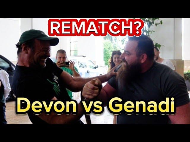 Devon Larratt messing with Genadi Kvikvinia #devonlarratt #genadikvikvinia