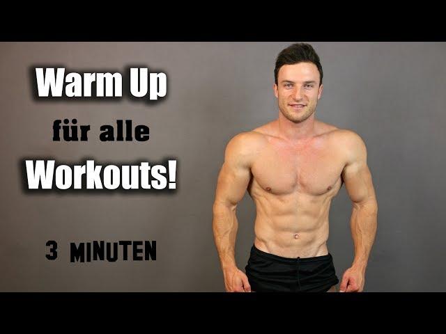 3 Minuten Ganzkörper Warm Up für alle Workouts!