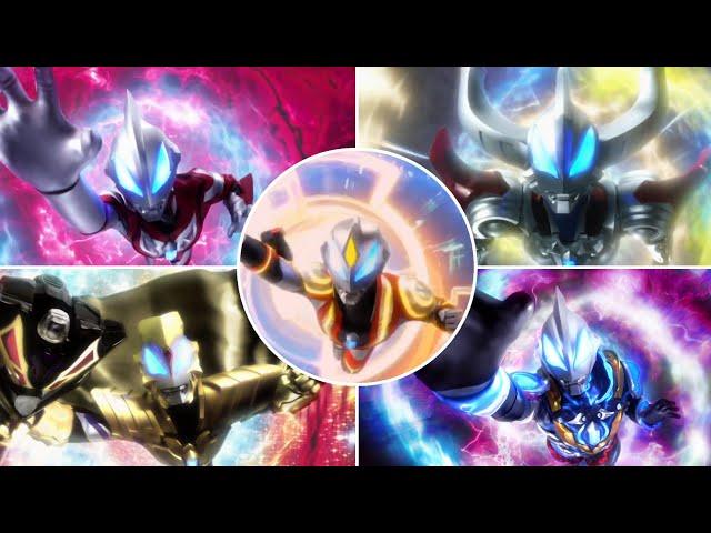 Ultraman Geed All Transformations (Geed primitive - Galaxy rising)