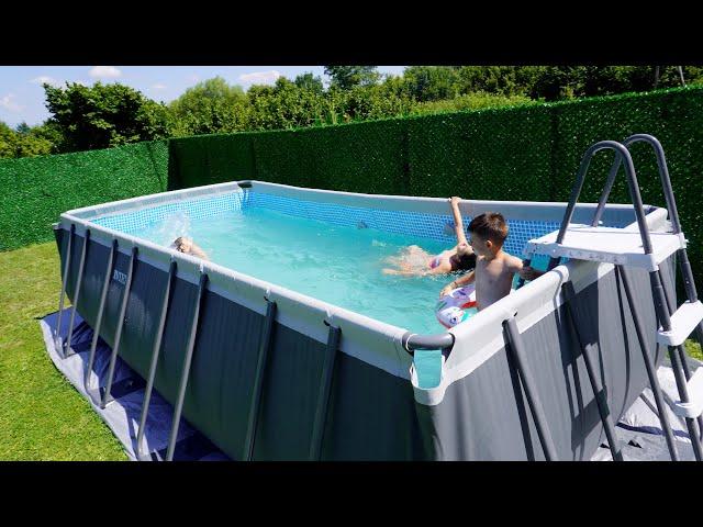 Intex Pool Installation Ultra XTR 17203L (4545 gal ) / 18ft x 9ft x 52 in / 5.49 m x 2.7m x 1.32m