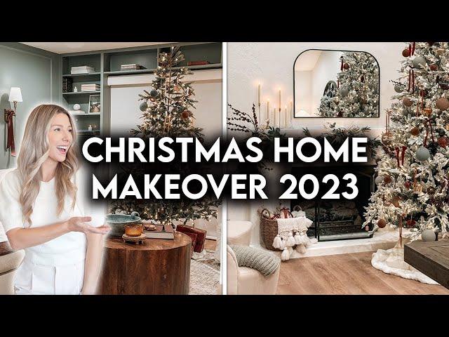 CHRISTMAS HOME MAKEOVER | HOLIDAY DECORATE WITH ME 2023